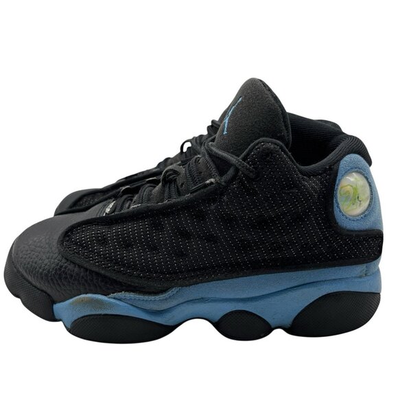 Jordan 13 Retro Mid Black University Blue PS Kids Toddler Sz 13C 414575-041 - Picture 1 of 13